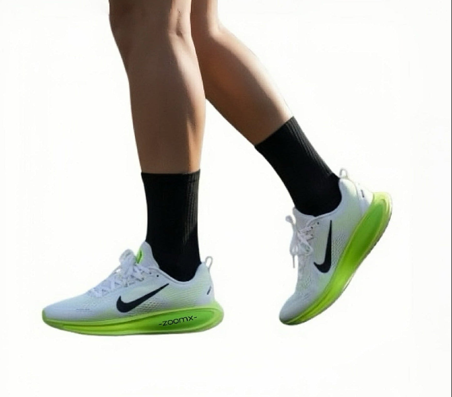 Nike Vomero 18 - White Electric Green