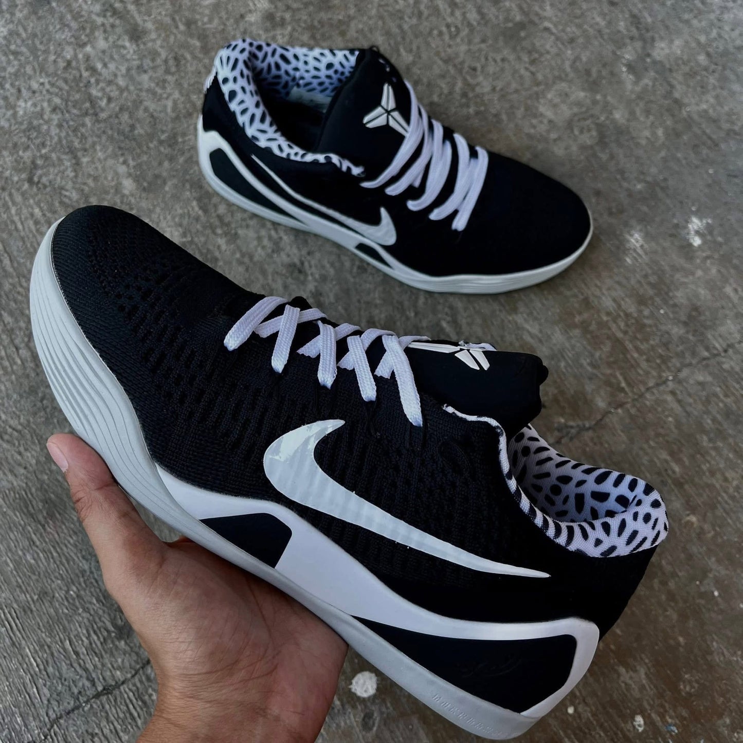 Kobe 9 Low - Black White